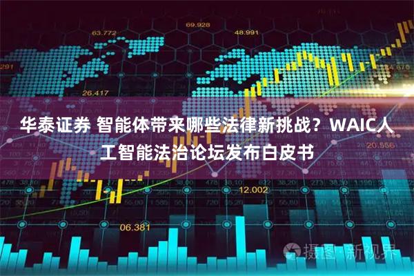 华泰证券 智能体带来哪些法律新挑战？WAIC人工智能法治论坛发布白皮书